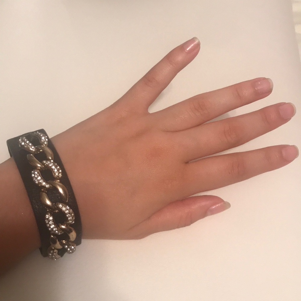 Black casual bracelet